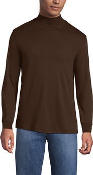 Lands' End Cotton Supima Mock Turtleneck