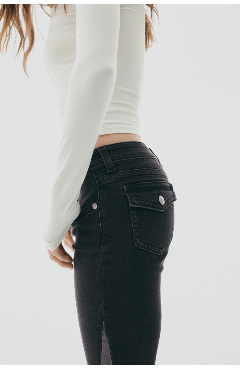 H&M Flared Low Jeans, Alternate, color, 