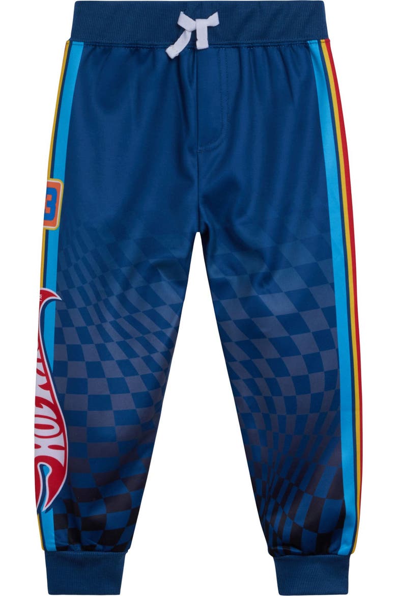 Racing Fleece Hoodie and Pants Set, Alternate, color, Navy Checkerboard