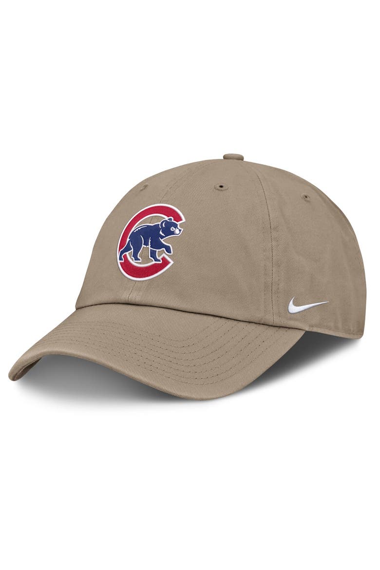 Men's Nike Khaki Chicago Cubs Celebrating America's 250th Club Adjustable Hat, Alternate, color, Khaki