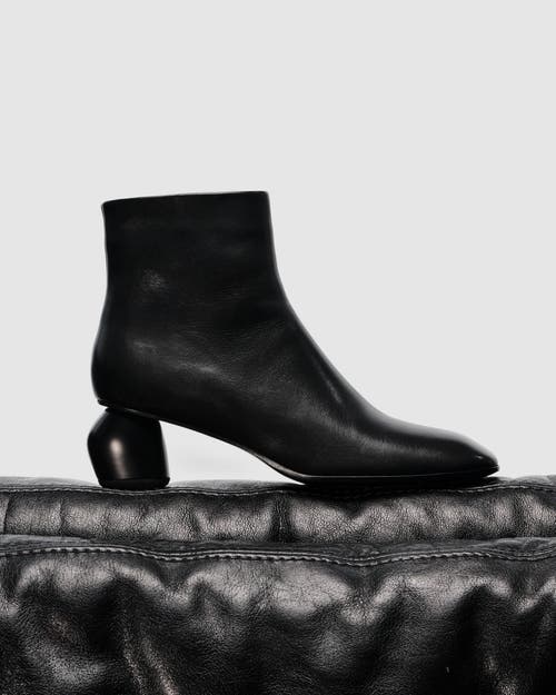 Mi/mai Tadao Low Heel Ankle Boot In Black