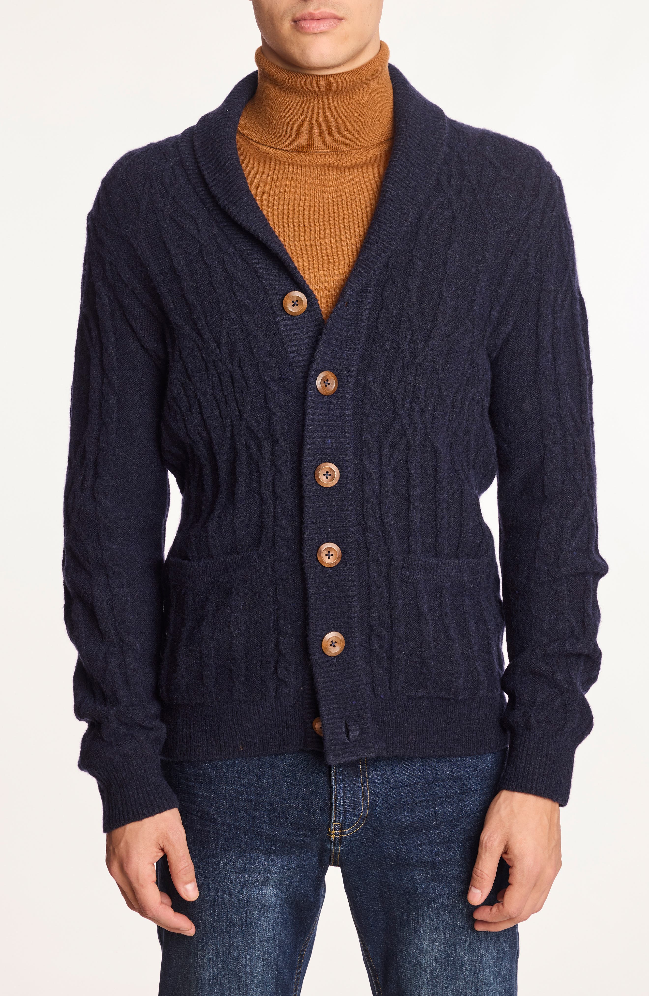 Shawl Collar Cardigan