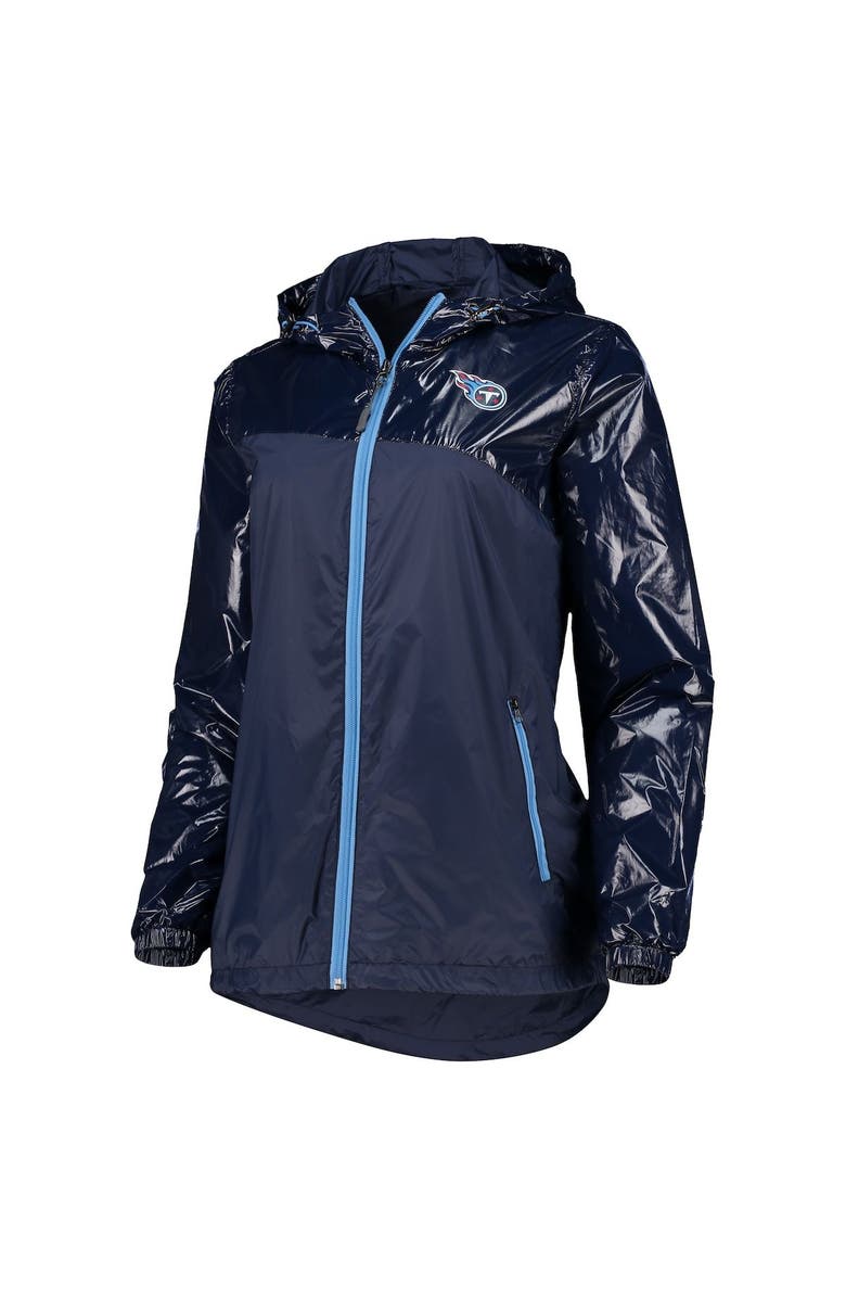 G-III 4HER BY CARL BANKS Women's G-III 4Her by Carl Banks Navy Tennessee Titans Double-Coverage Full-Zip Hoodie Jacket, Alternate, color, 