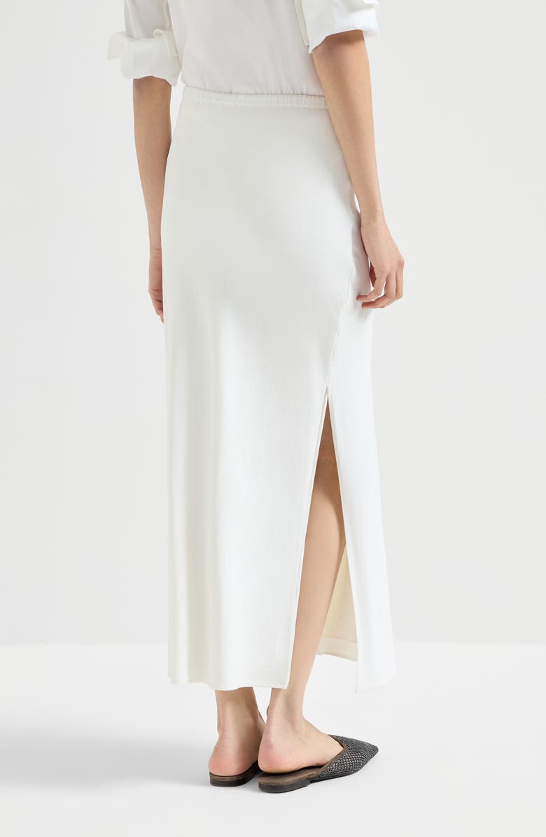 Brunello Cucinelli Fluid skirt, Alternate, color, White