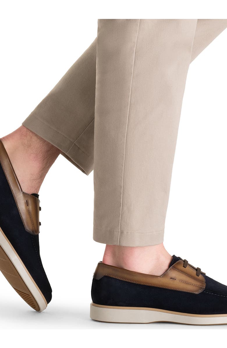 Magnanni Lucius Slip-On Water Resistant Boat Shoe, Alternate, color, Brown