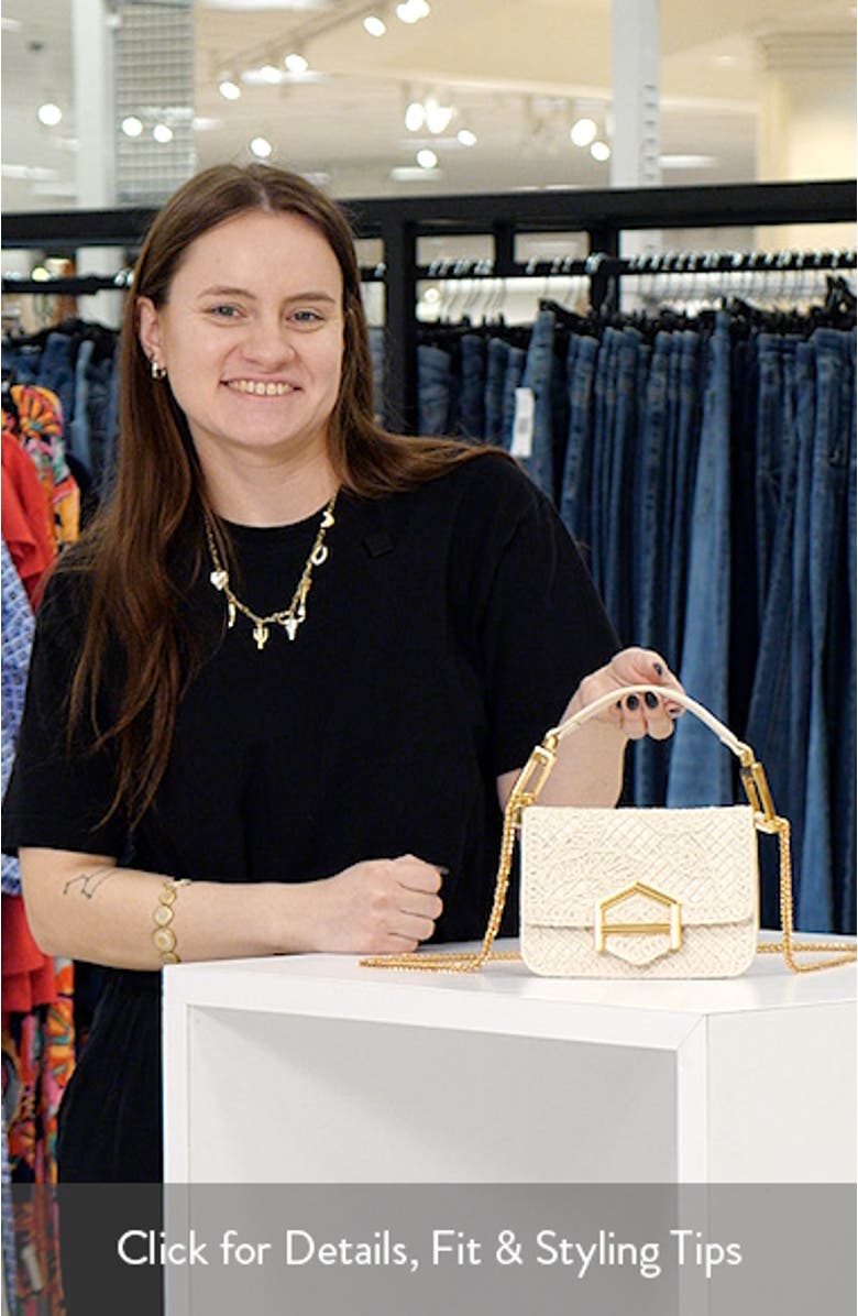 Lucy Small Open Stitch Crossbody Bag, sales video thumbnail