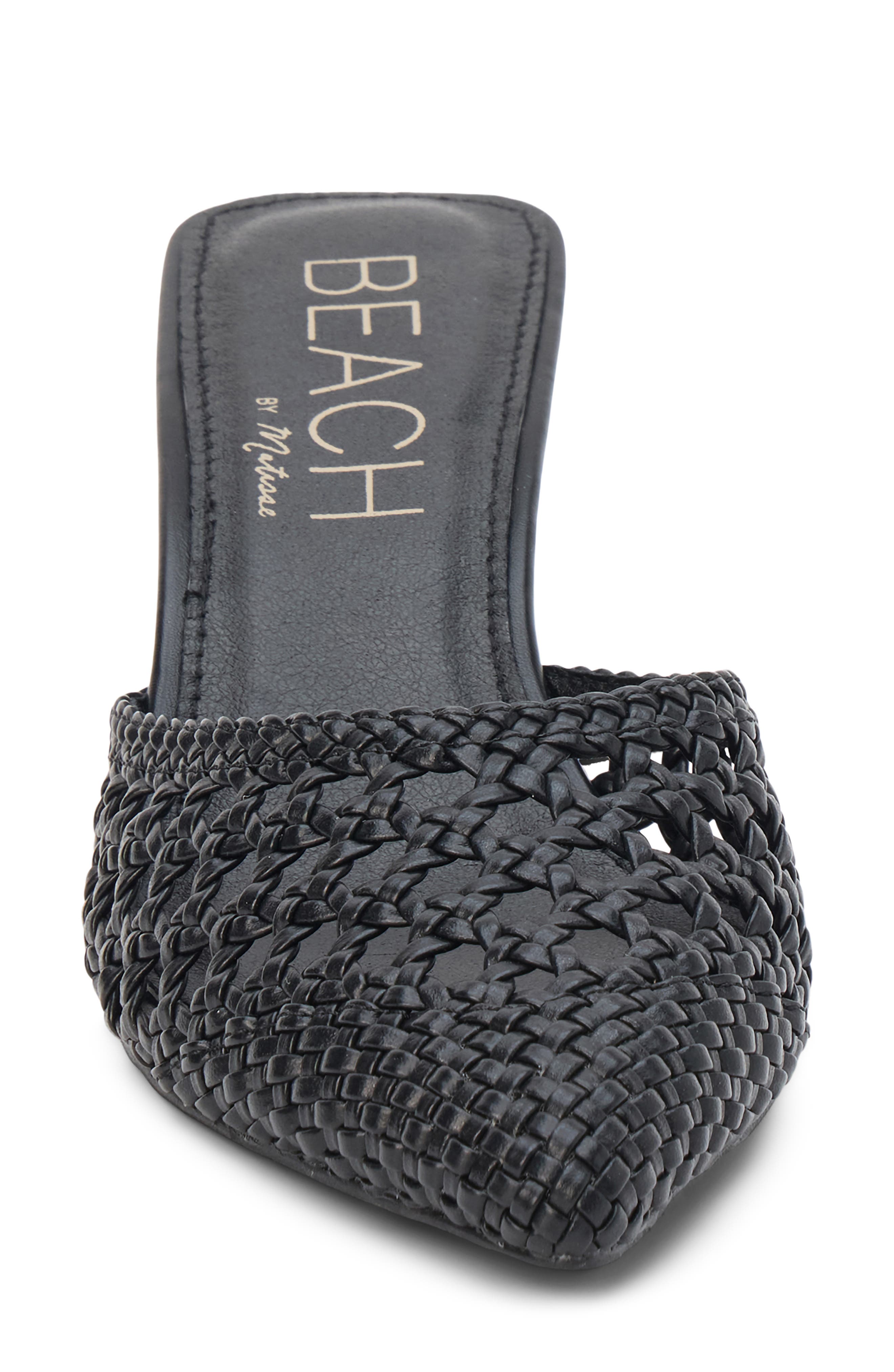 Coconuts by Matisse Tia Mule, Alternate, color, Black