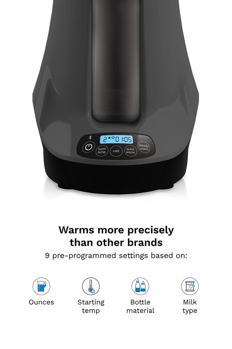 Smart Bottle & Breastmilk Warmer, Alternate, color, CHARCOAL