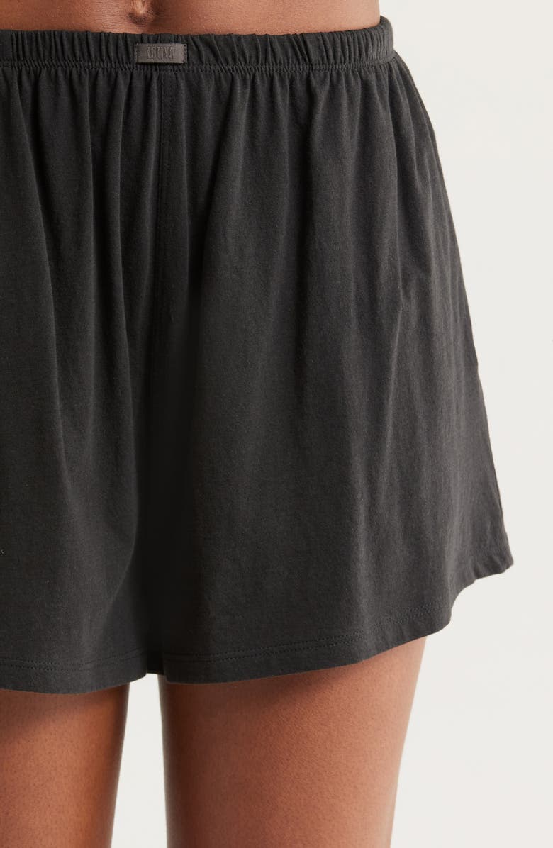 Lunya Organic Pima Cotton Short Pajamas, Alternate, color, Immersed Black