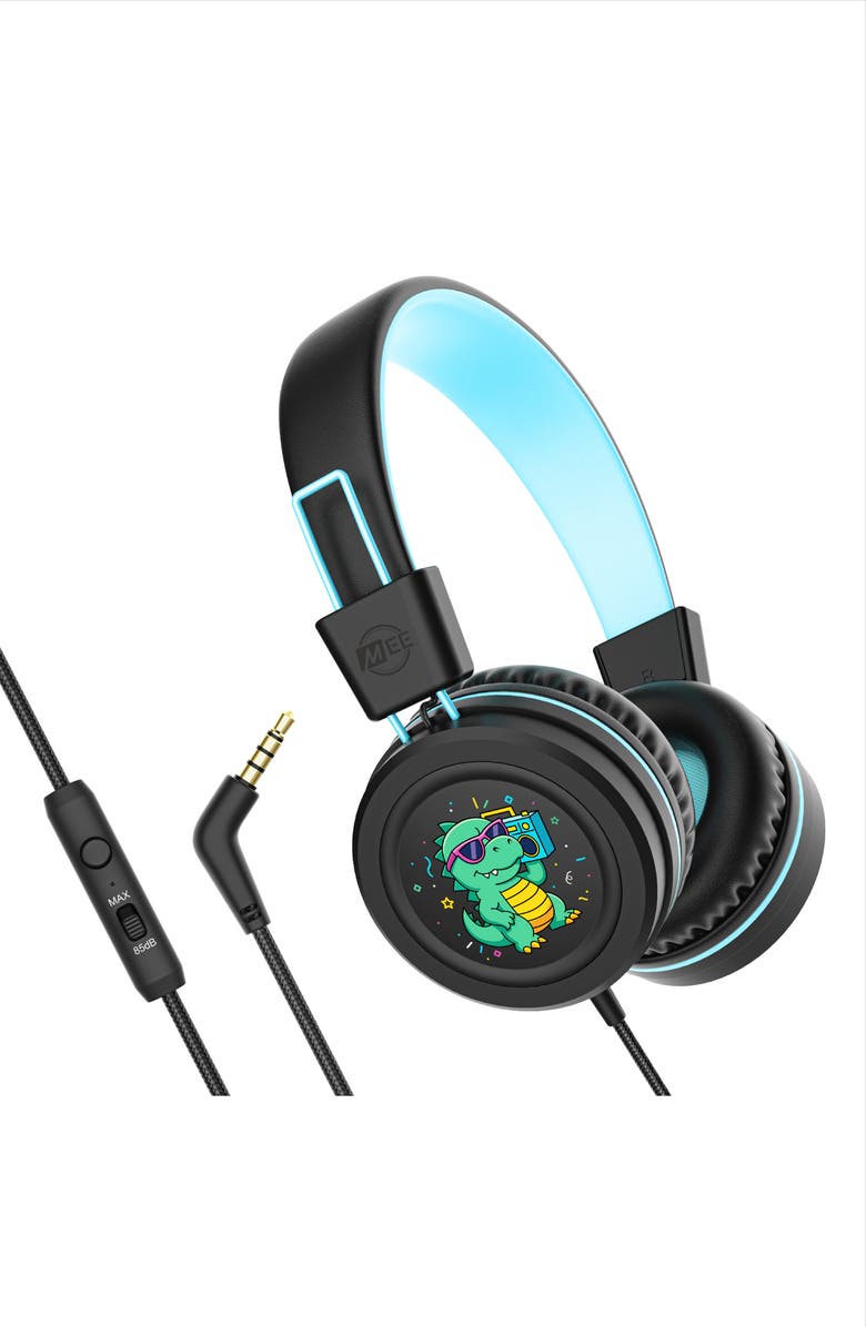 MEE audio KidJamz KJ55AUX  3.5mm Headphones for Kids w/ Mic, Main, color, Black