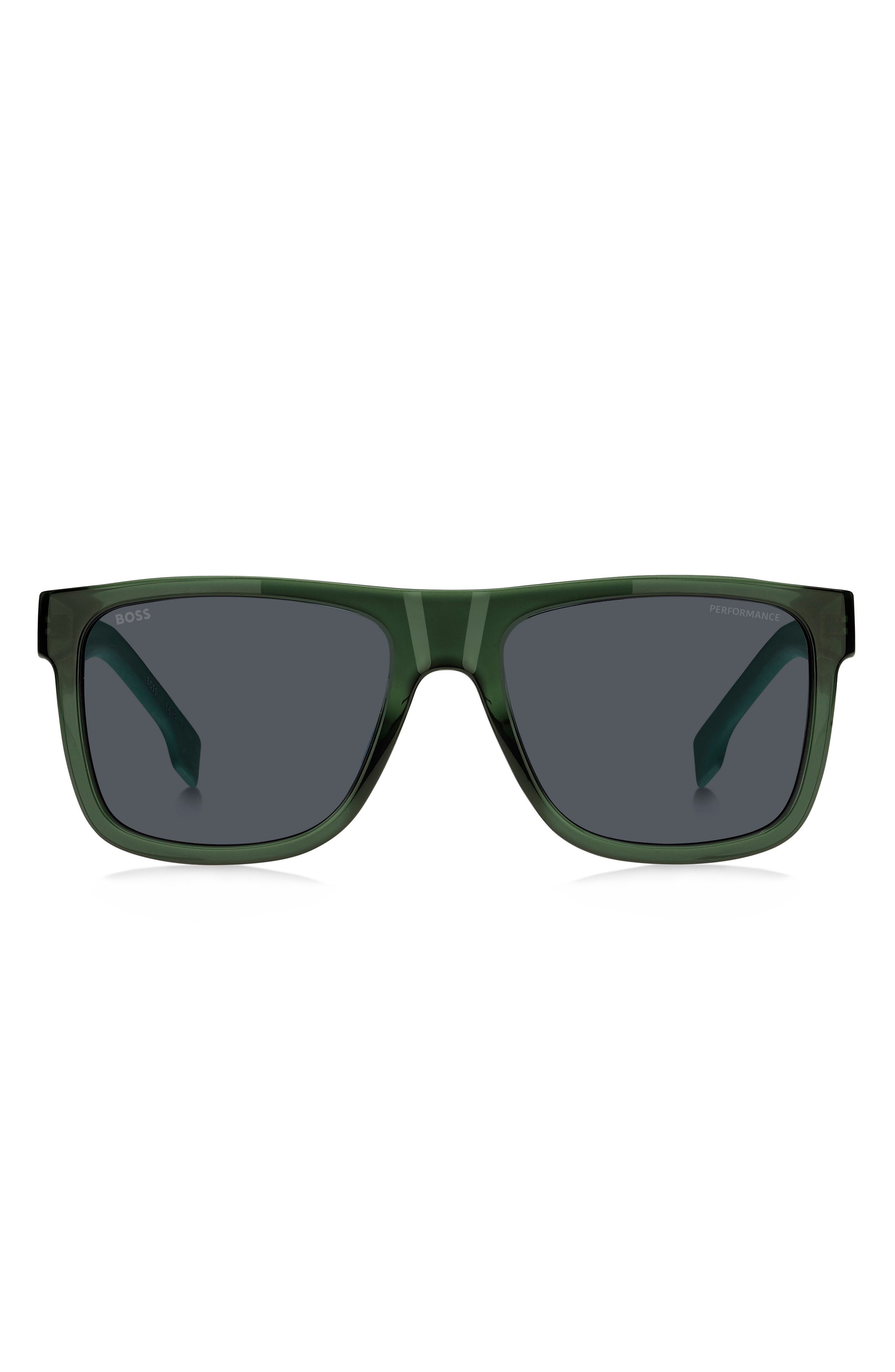 BOSS 55mm Rectangular Sunglasses