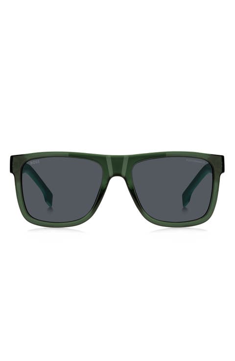 55mm Rectangular Sunglasses