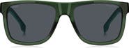BOSS 55mm Rectangular Sunglasses