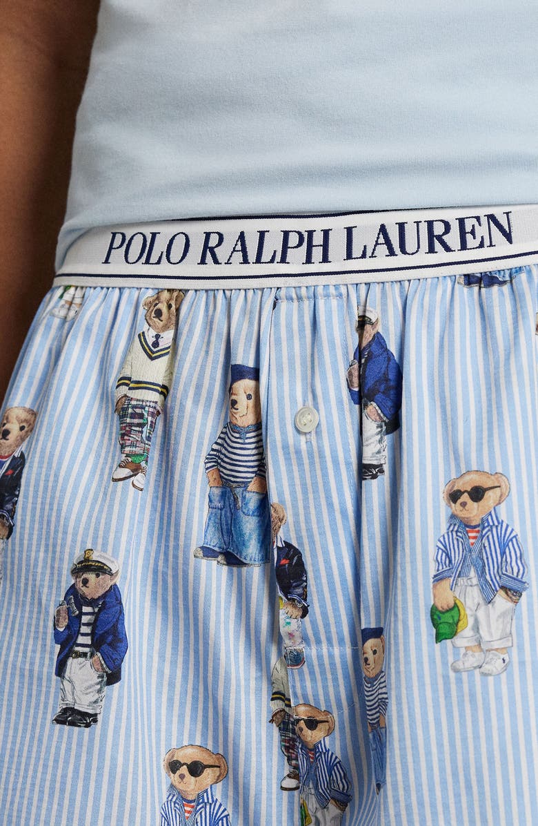 Polo Ralph Lauren Cotton Boxer Pajama Shorts, Alternate, color, 