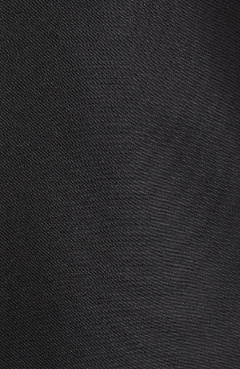 Dolce&Gabbana Virgin Wool & Silk Blend Gabardine Tuxedo Skirt, Alternate, color, Nero