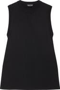 TOM FORD Sleeveless Rib Mini Sweater Dress