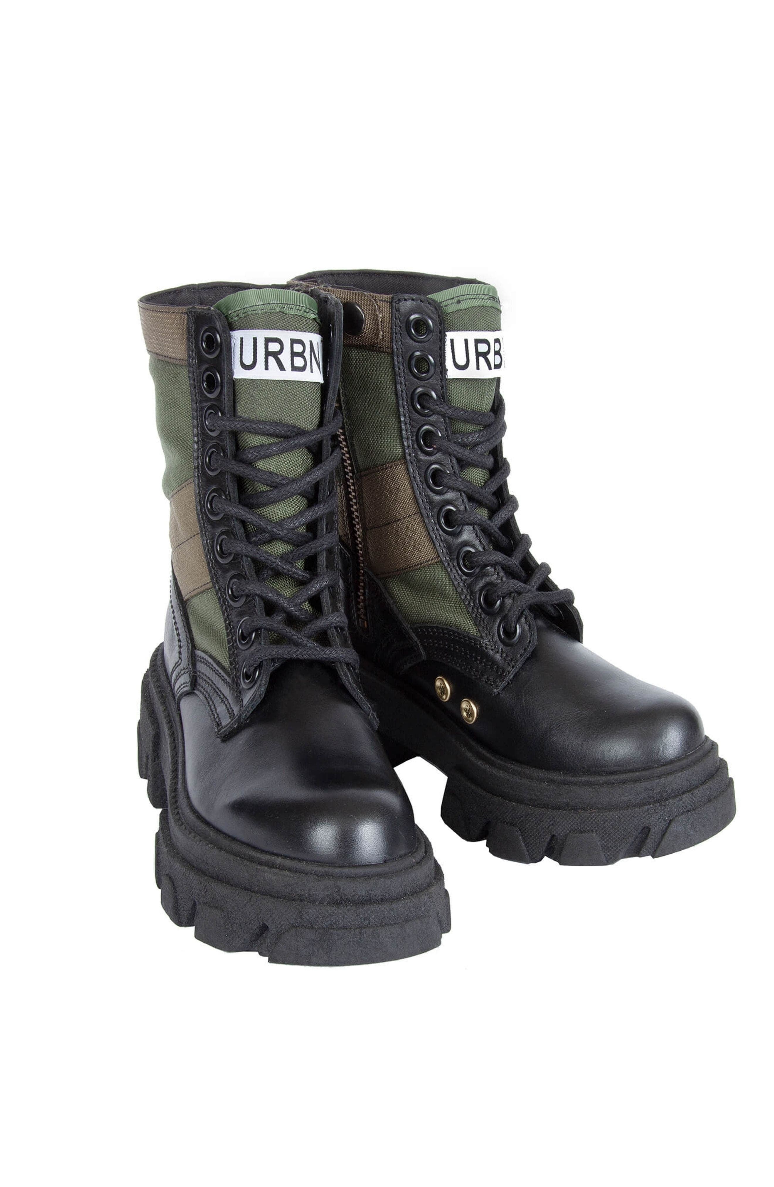 Jungle Short Boots, Alternate, color, Green/black