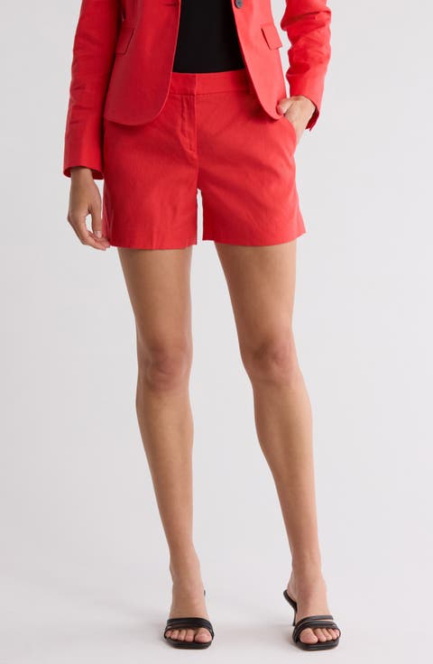 Lynie Linen Blend Shorts