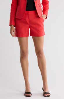 Theory Lynie Linen Blend Shorts