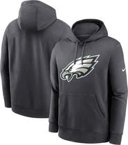 Nike Men's Nike Anthracite Philadelphia Eagles Club Logo Pullover Hoodie