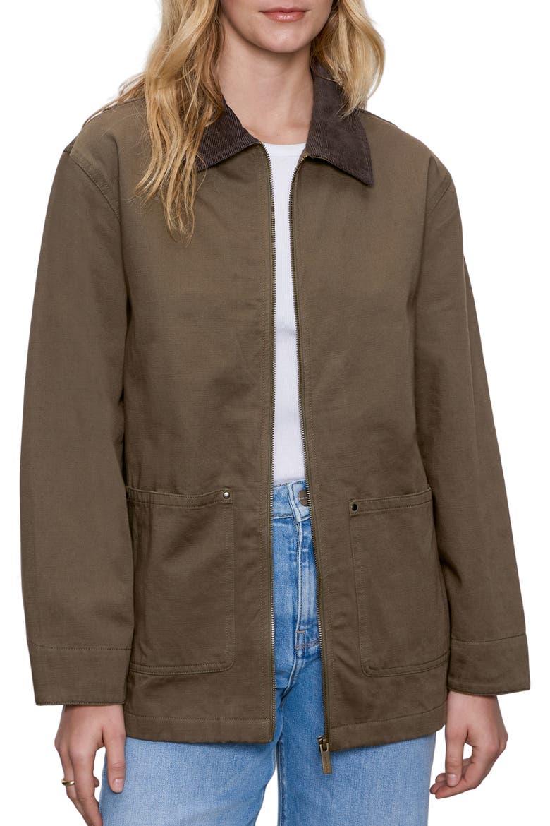 Barn Jacket, Main, color, BURNT OLIVE
