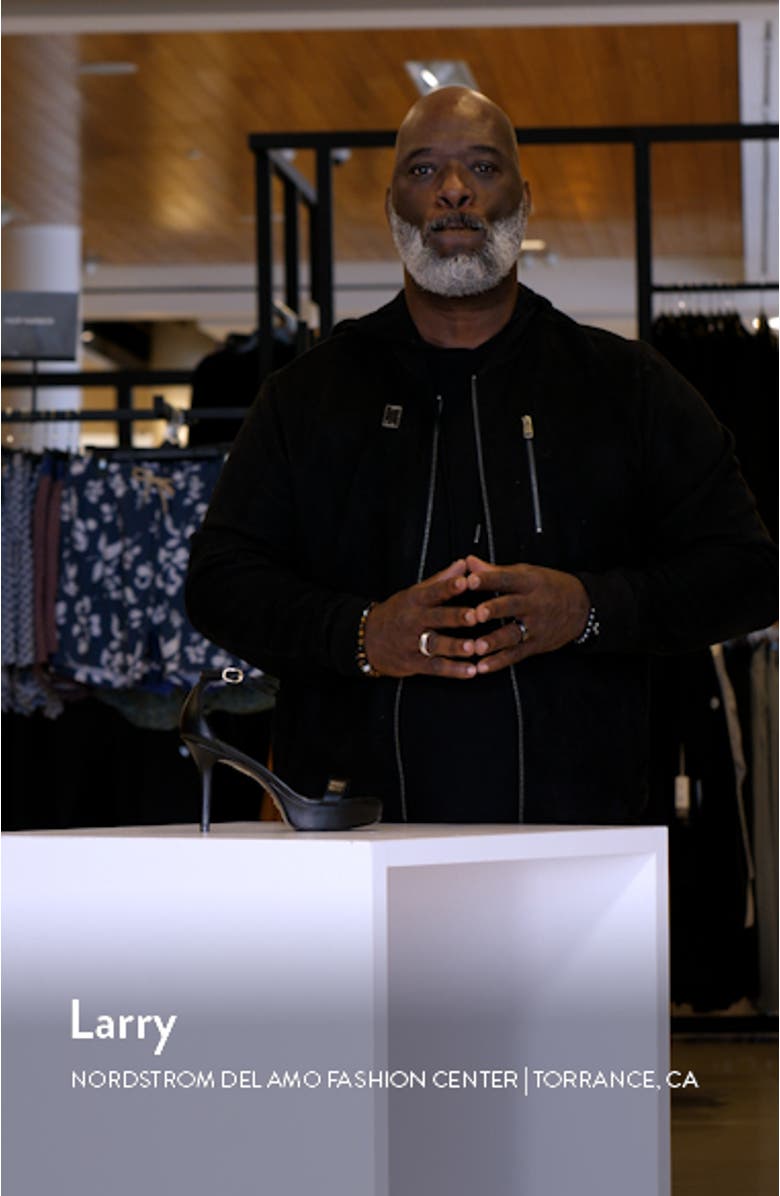 Nunaked Party Platform Ankle Strap Sandal, sales video thumbnail