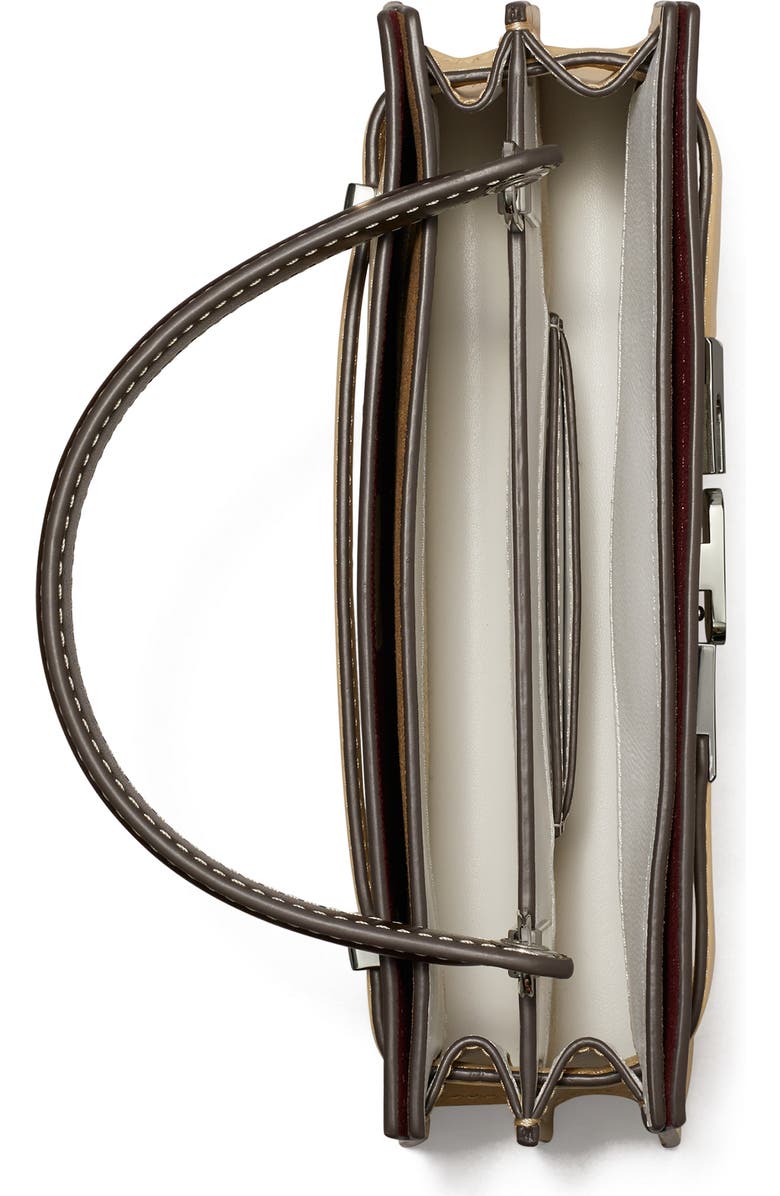 Tory Burch Petite Lee Radziwill Leather Double Bag, Alternate, color,