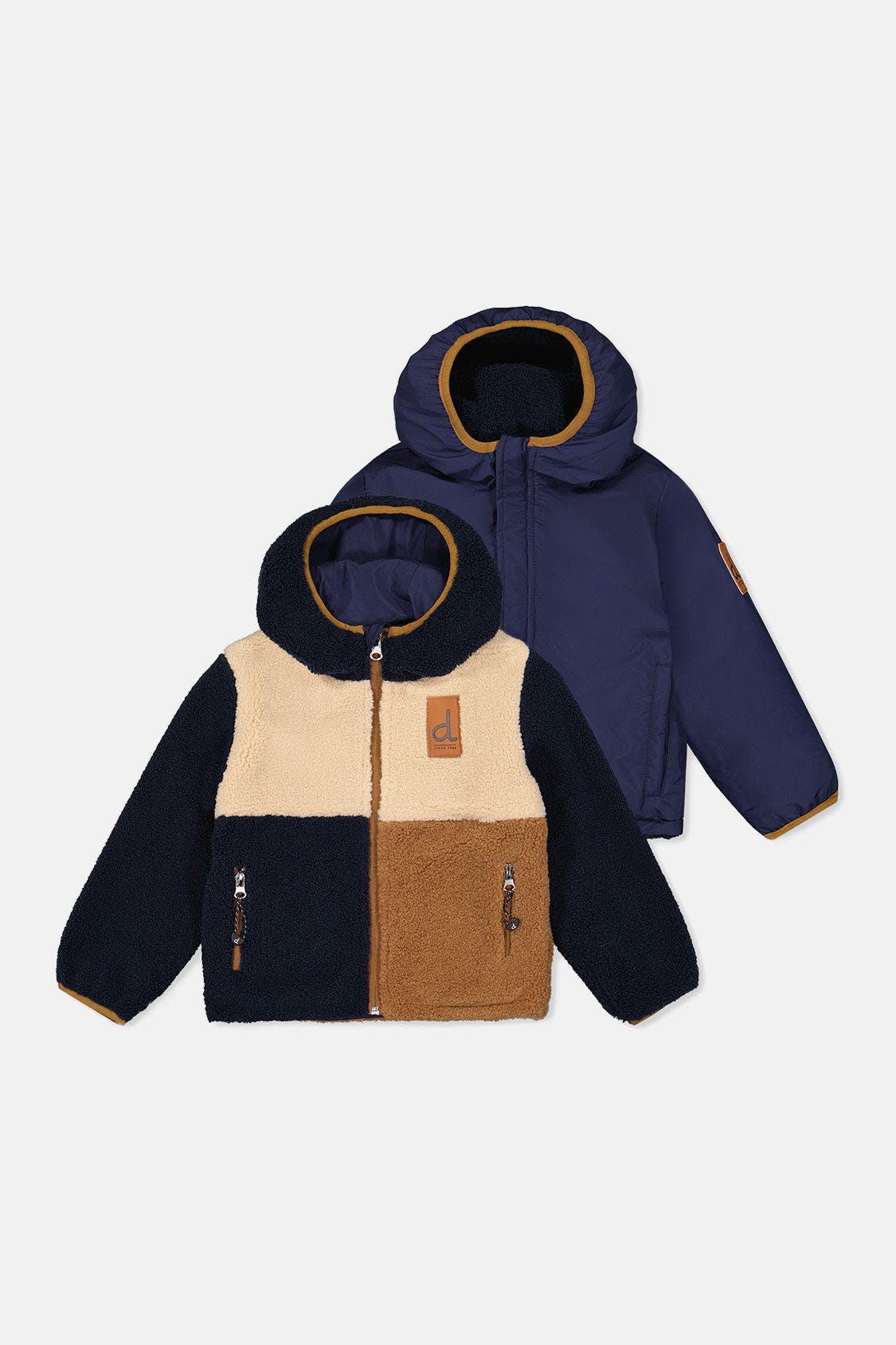 selected Dark Blue and Brown