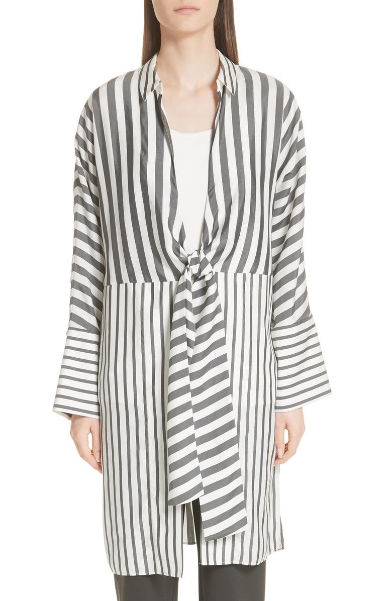 Lafayette 148 New York Zara Silk Jacket, Main, color, 