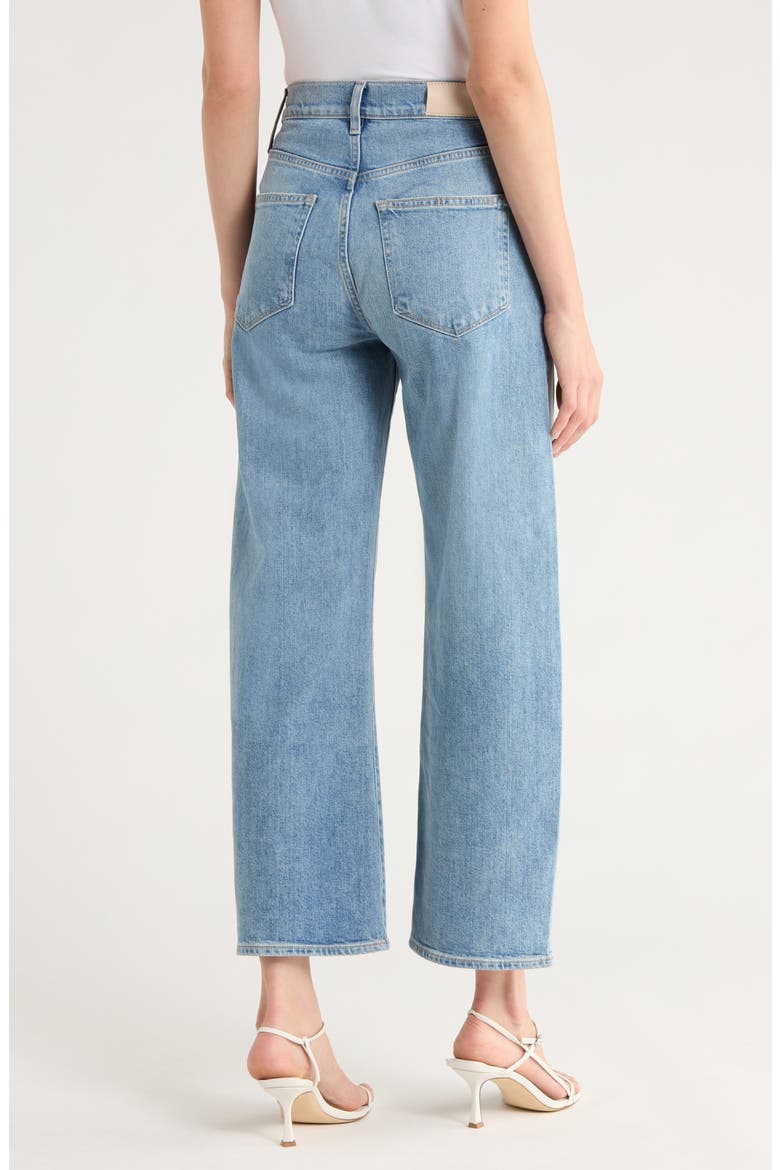 Arellia High Waist Ankle Barrel Jeans, Alternate, color, COSMIC