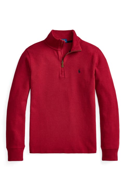 Kids' Estate Rib Quarter Zip Pullover