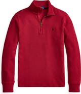 Polo Ralph Lauren Kids' Estate Rib Quarter Zip Pullover
