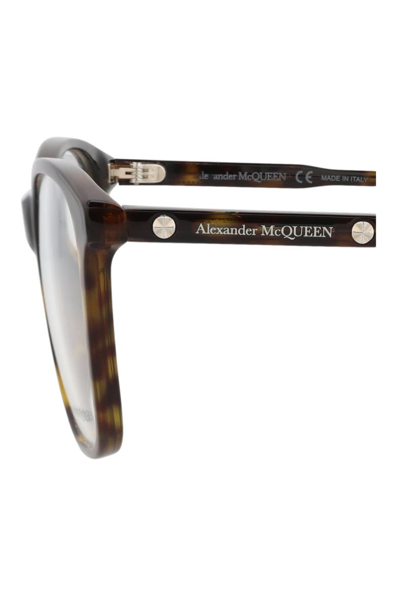 54mm Square Optical Glasses, Alternate, color, HAVANA HAVANA TRANSPARENT