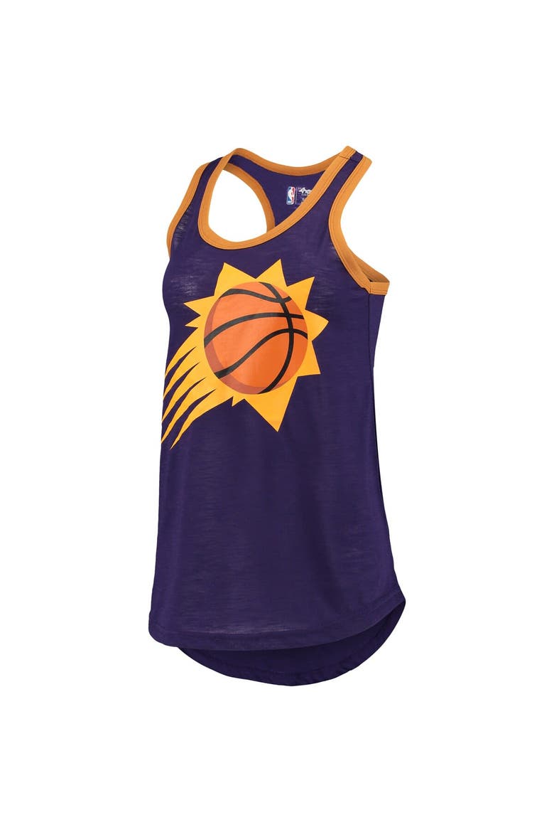 Women's G-III Sports by Carl Banks Purple Phoenix Suns Showdown Burnout Tank Top, Alternate, color, Purple