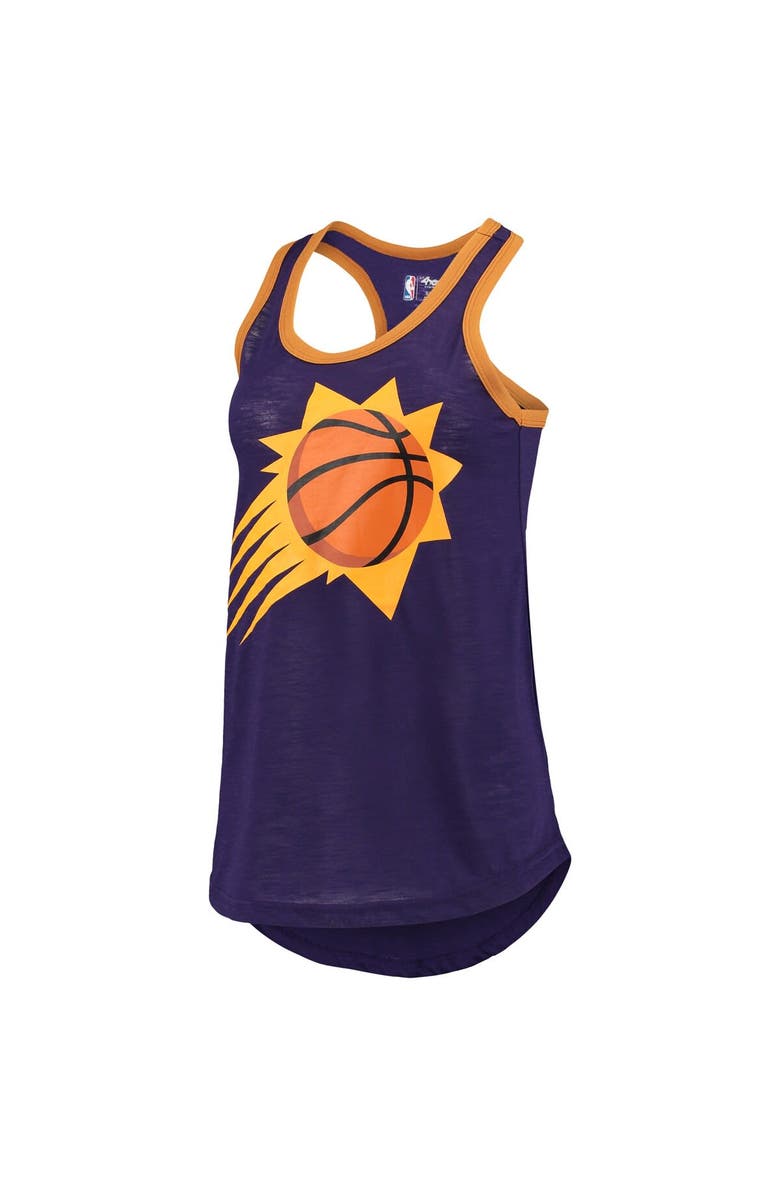 G-III SPORTS BY CARL BANKS Women's G-III Sports by Carl Banks Purple Phoenix Suns Showdown Burnout Tank Top, Alternate, color, Purple