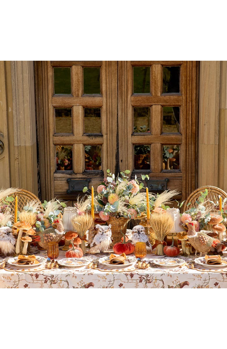 Mrs. Alice Bettina Taupe & Mustard Placemats, Alternate, color, Neutral