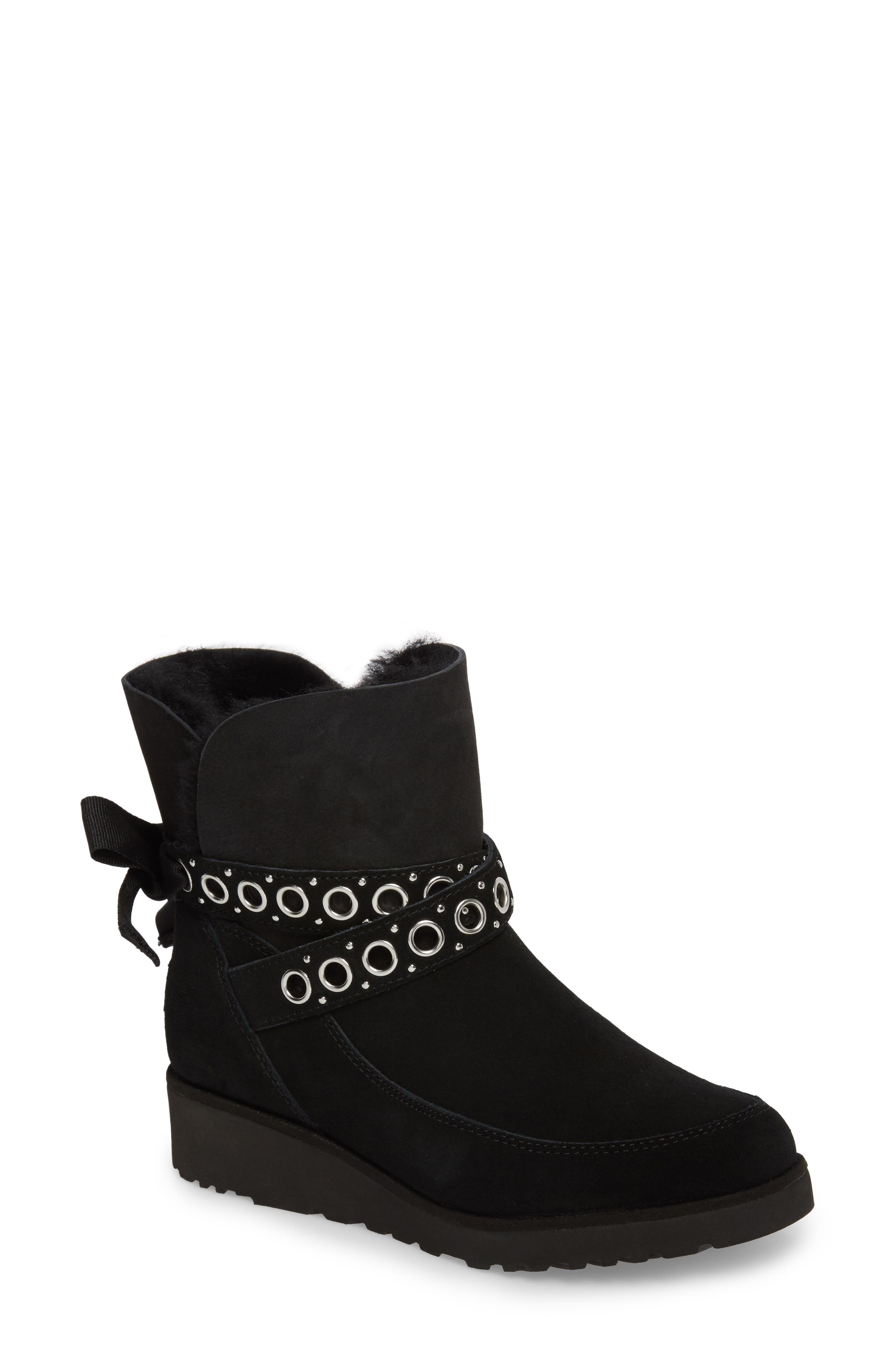 UGG<sup>®</sup> Alisia Grommet Bow Boot, Main, color, 