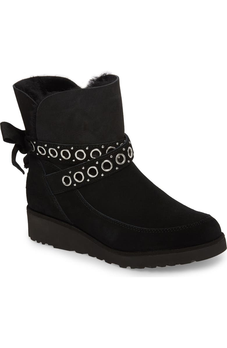 UGG<sup>®</sup> Alisia Grommet Bow Boot, Main, color,