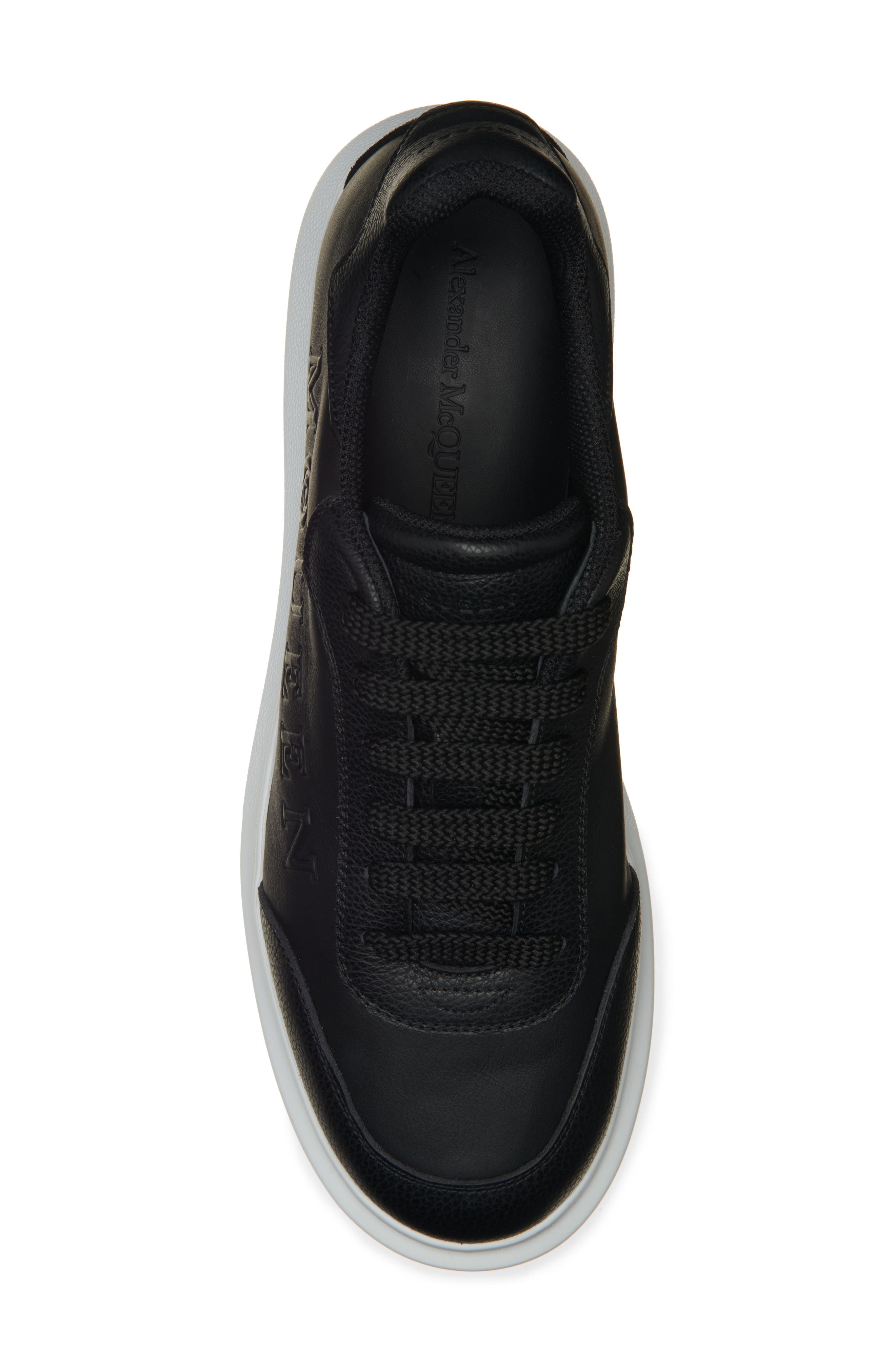 McQueen Oversize Sneaker, Alternate, color, Black/ Black/ Black