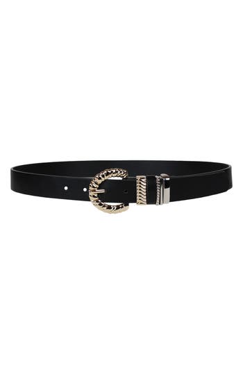 Linea Pelle Jewelry Keepers Belt In Black