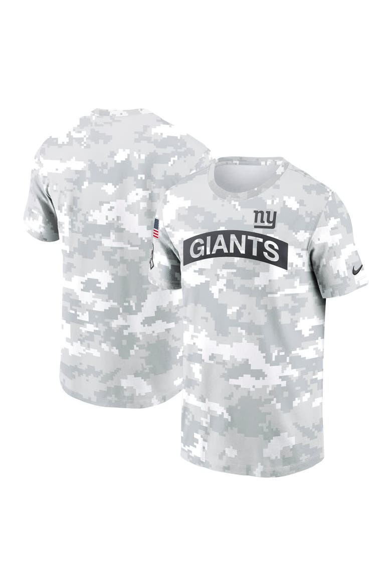 Men's Nike Arctic Camo New York Giants 2024 Salute To Service Performance T-Shirt, Main, color, Arctic Camo