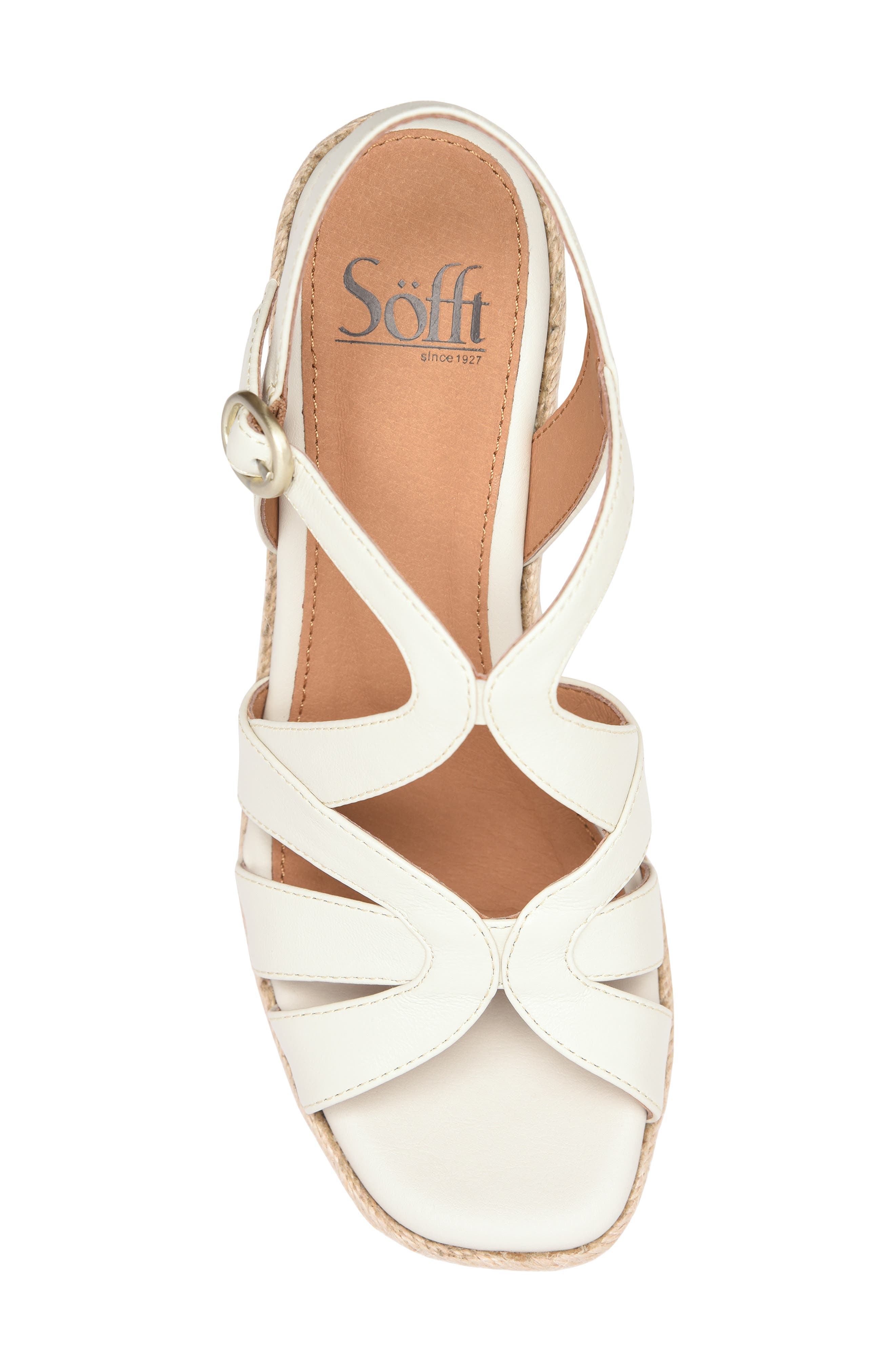Söfft Norma Slingback Espadrille Platform Wedge Sandal, Alternate, color, 