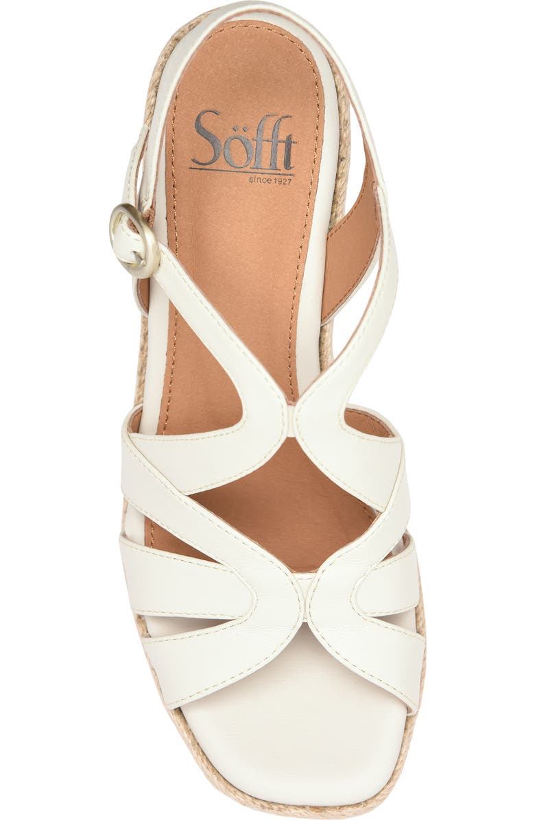 Söfft Norma Slingback Espadrille Platform Wedge Sandal, Alternate, color,