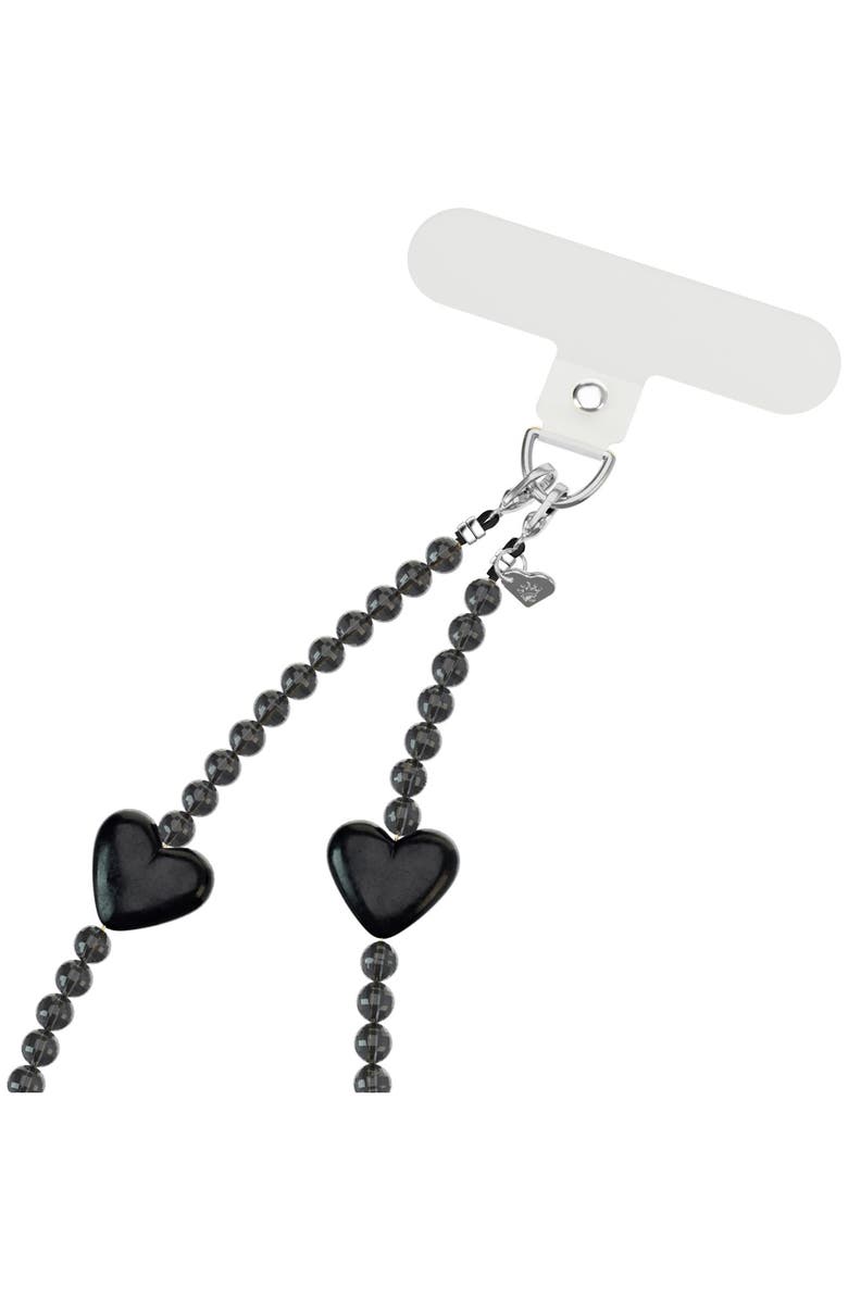 VELVET CAVIAR Phone Charm Wristlet, Alternate, color, Black