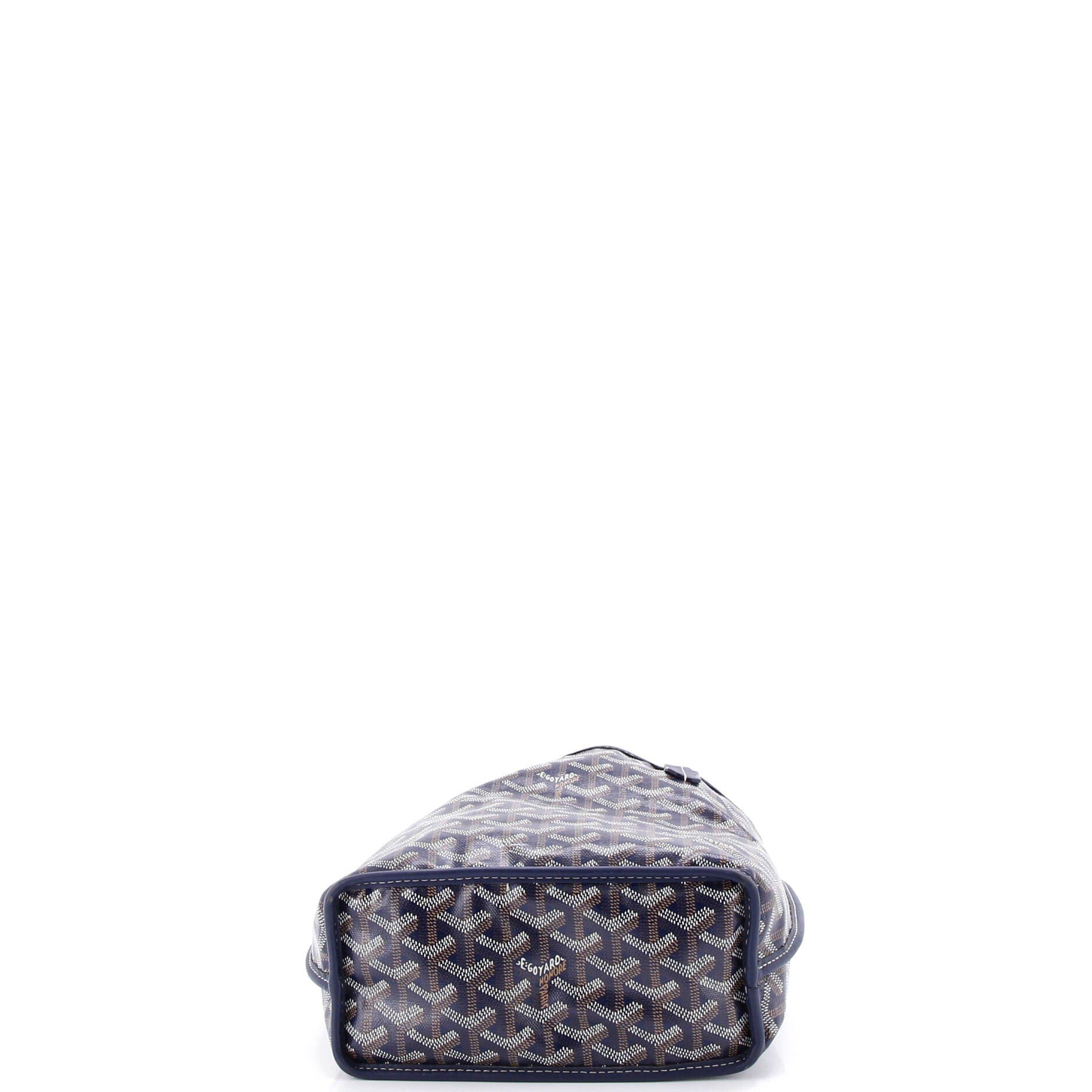 Pre-Owned Goyard Anjou Reversible Tote Coated Canvas Mini, Alternate, color, 