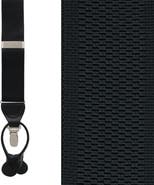 Trafalgar Classic Solid Color Convertible Suspenders