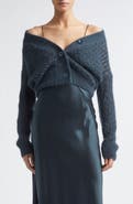 Eleventy Open Stitch Merino Wool & Silk Cardigan