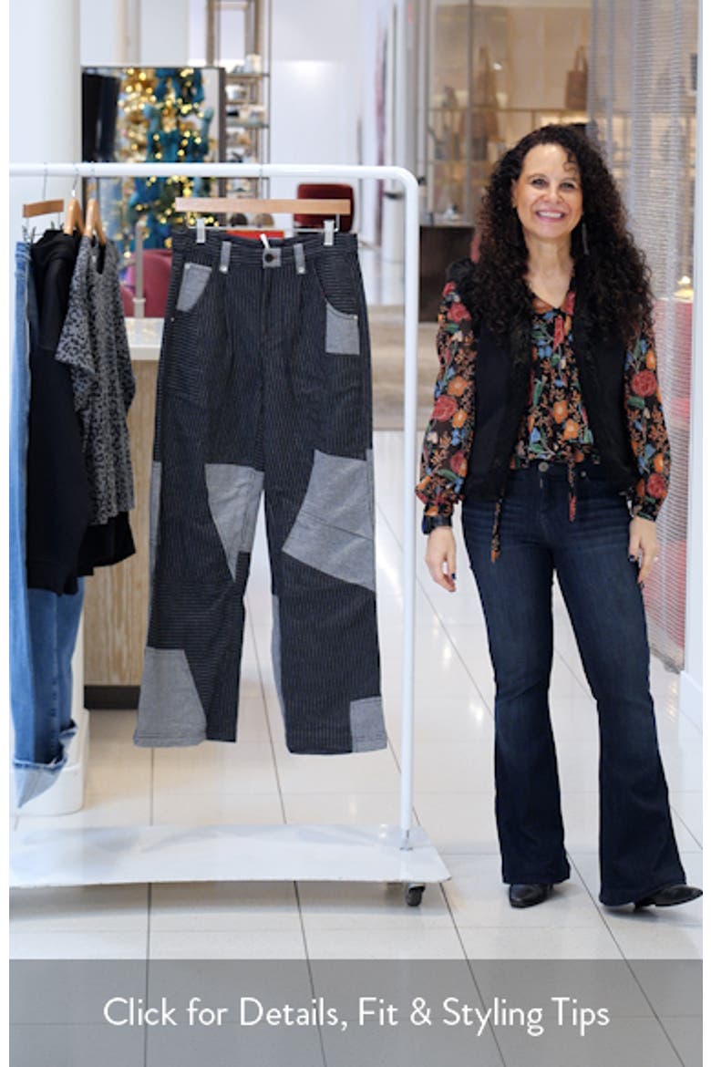 This or That Patchwork Wide Leg Pants video