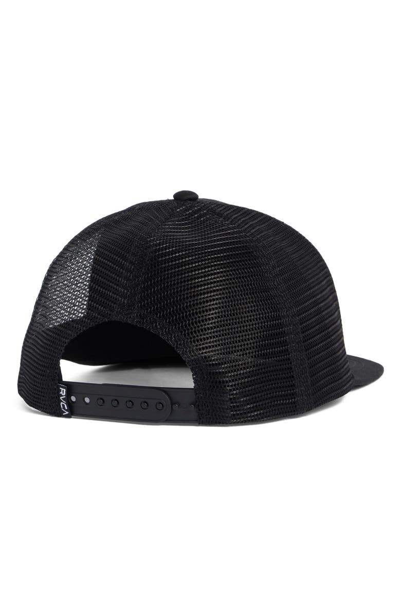 RVCA Cool Head Trucker, Alternate, color, Black