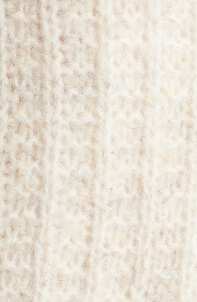 Topshop Sleeveless Knit Cardigan, Alternate, color, Stone